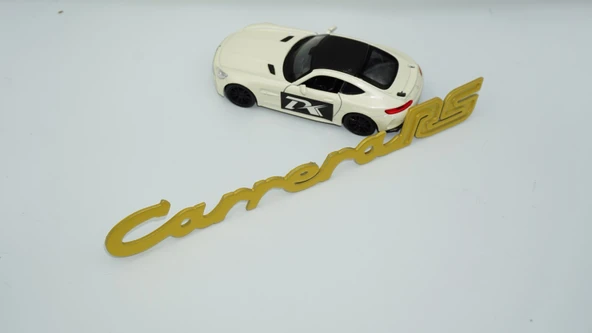 DK Tuning Porsche 911 Carrera RS 3M Gold ABS Bagaj Yazı Logo - 3