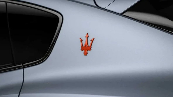 DK Tuning Maserati Yan Kanatlar Kırmızı 3M 3D Rozet Amblem Seti - 2