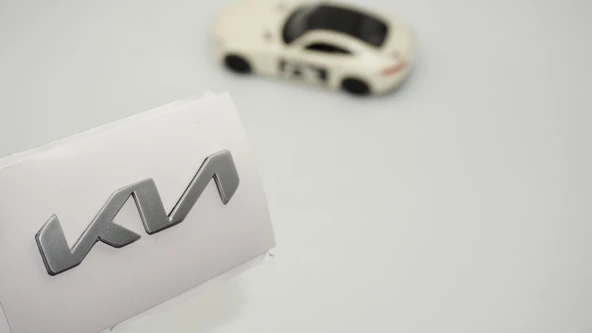 DK Tuning Direksiyon Gri Logo Amblem Arma Kia ile Uyumlu - 2