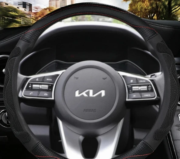 DK Tuning Direksiyon Gri Logo Amblem Arma Kia ile Uyumlu - 1