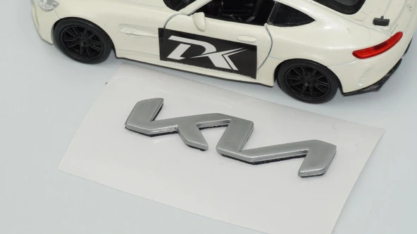 DK Tuning Direksiyon Gri Logo Amblem Arma Kia ile Uyumlu - 5