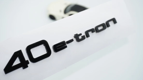 DK Tuning 40 e-tron Bagaj Siyah ABS Yazı Logo Audi İle Uyumlu