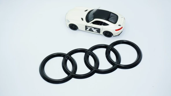 DK Tuning Audi R8 Ön Kaput 188mm Siyah Halka Rozet Amblem Arma - 4
