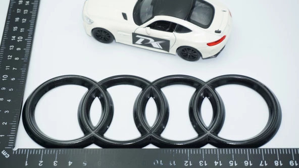 DK Tuning Audi R8 Ön Kaput 188mm Siyah Halka Rozet Amblem Arma - 2