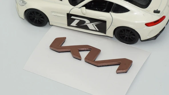 DK Tuning Direksiyon Bronz Logo Amblem Arma Kia ile Uyumlu - 4