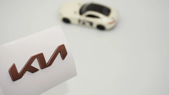 DK Tuning Direksiyon Bronz Logo Amblem Arma Kia ile Uyumlu - 2