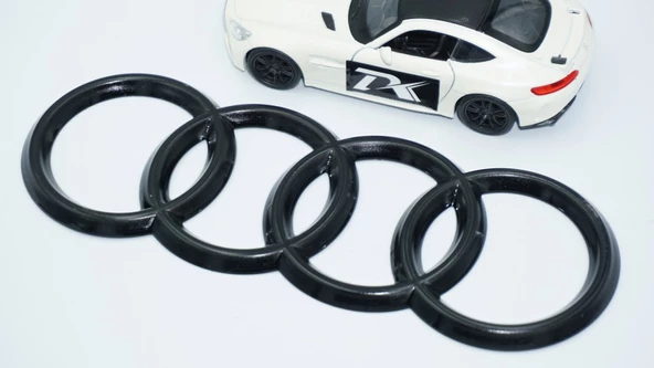 DK Tuning Audi R8 Ön Kaput 188mm Siyah Halka Rozet Amblem Arma - 5