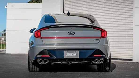 DK Tuning Hyundai N Line Bagaj 3M 3D Kırmızı Siyah Logo Amblem Rozet - 3