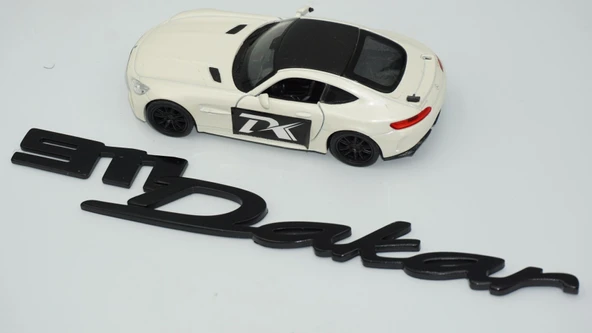 DK Tuning Porsche 911 Dakar Bagaj Siyah ABS Yazı Logo Amblem - Resim 5