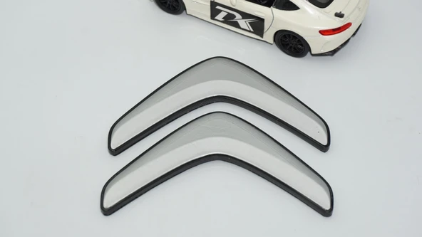 DK Tuning Citroen C3 C4 C5 C6 Gri Siyah ABS Bagaj Logo Arma