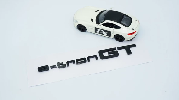 DK Tuning e-tron GT Bagaj Siyah Yazı Logo Audi İle Uyumlu - 4