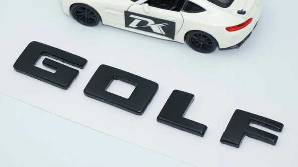 DK Tuning Golf Bagaj Siyah Yazı Volkswagen İle Uyumlu - 4