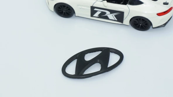 DK Tuning Tuning Hyundai Direksiyon Göbeği Siyah Logo 5,5 Cm - 4