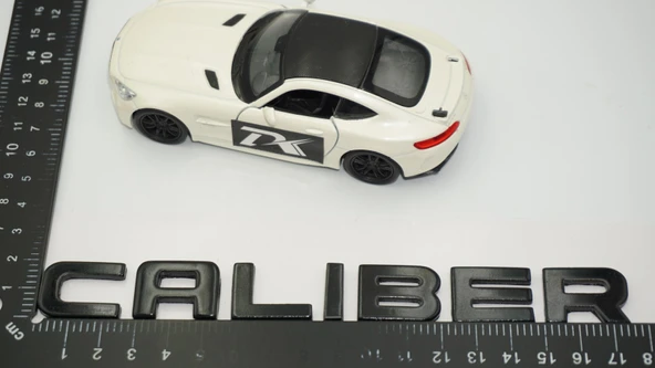 DK Tuning Caliber Bagaj Siyah ABS Yazı Logo Amblem Dodge İle Uyumlu - 2