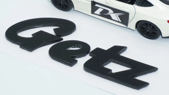 DK Tuning Getz Bagaj 3M 3D Siyah ABS Yazı Logo Hyundai İle Uyumlu - 4