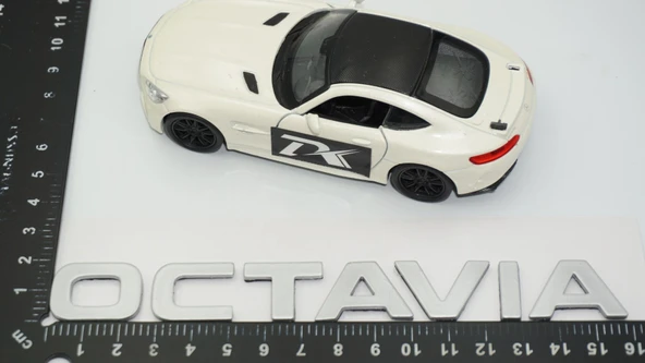 DK Tuning Octavia Yeni Nesil Bagaj Gri Yazı Logo Skoda İle Uyumlu - 2