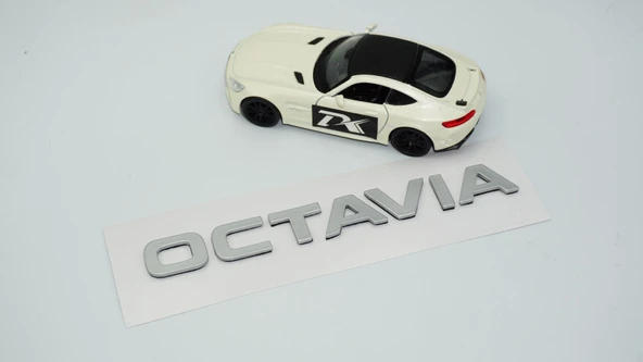 DK Tuning Octavia Yeni Nesil Bagaj Gri Yazı Logo Skoda İle Uyumlu - 4