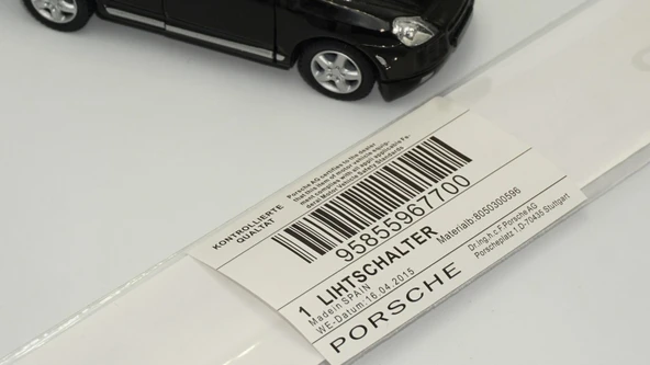 DK Tuning Porsche Bagaj Gold Sarı Renk Yazı Logo Arma - Resim 5