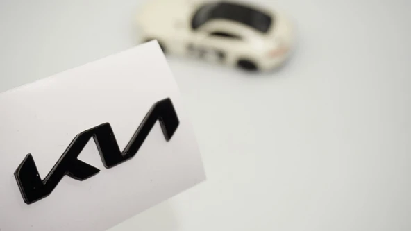 DK Tuning Direksiyon Siyah Logo Amblem Arma Kia ile Uyumlu - 3
