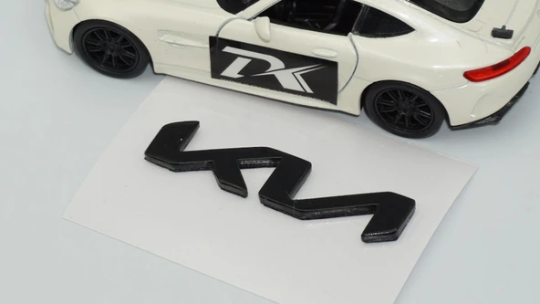 DK Tuning Direksiyon Siyah Logo Amblem Arma Kia ile Uyumlu - 5