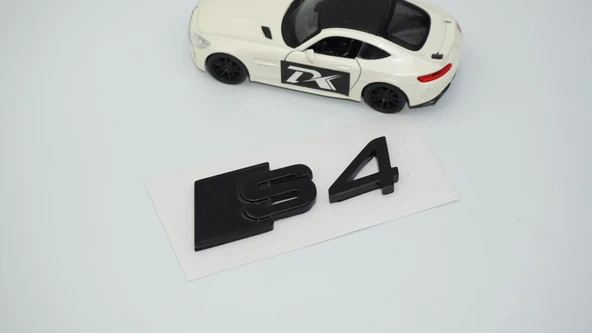 DK Tuning S4 Siyah 3M Bagaj Logo Audi İle Uyumlu - 3