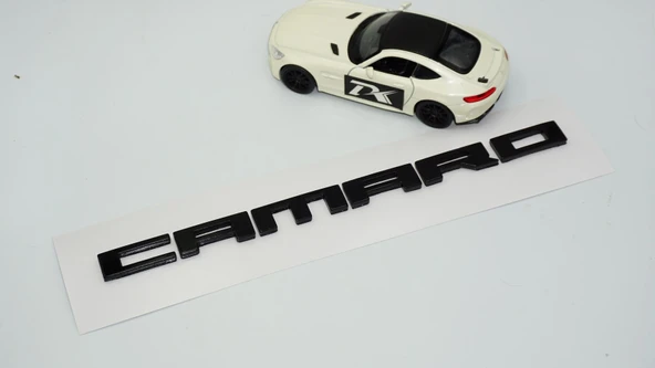 DK Tuning Camaro Bagaj Siyah Yazı Logo Arma Chevrolet ile Uyumlu - 3
