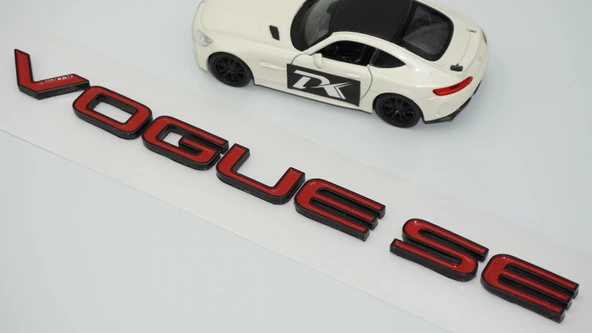 DK Tuning Range Rover Vogue SE Kırmızı Siyah Bagaj Yazı Logo Amblem - 4