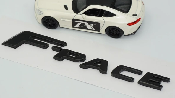 DK Tuning F-Pace 3M Siyah ABS Bagaj Yazı Logo Jaguar İle Uyumlu - 5