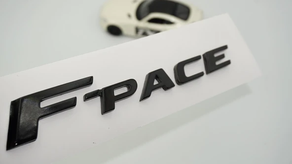 DK Tuning F-Pace 3M Siyah ABS Bagaj Yazı Logo Jaguar İle Uyumlu