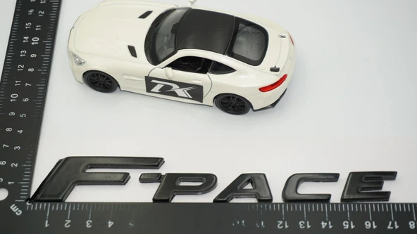 DK Tuning F-Pace 3M Siyah ABS Bagaj Yazı Logo Jaguar İle Uyumlu - 2