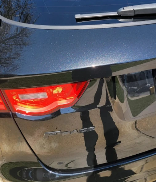 DK Tuning F-Pace 3M Siyah ABS Bagaj Yazı Logo Jaguar İle Uyumlu - 3