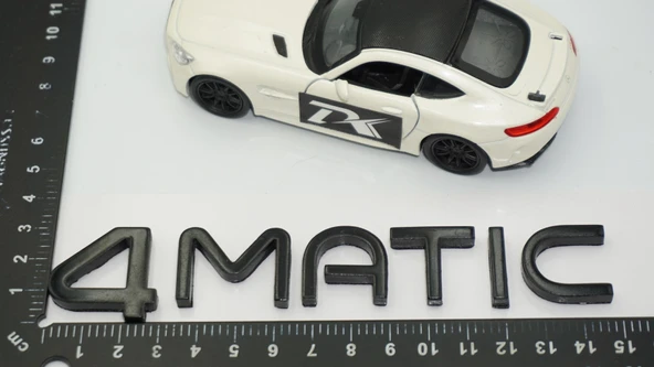 DK Tuning 4 Matic Bagaj Siyah Renk Yeni Yazı Logo Benz İle Uyumlu - Resim 2