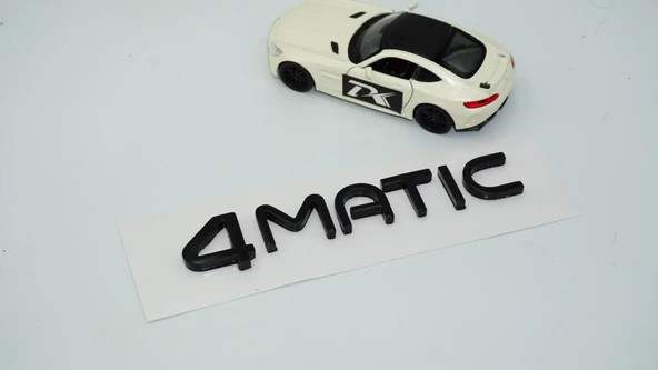 DK Tuning 4 Matic Bagaj Siyah Renk Yeni Yazı Logo Benz İle Uyumlu - Resim 4