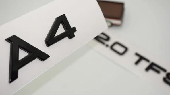 DK Tuning Audi A4 20 TFSi Parlak Siyah ABS Bagaj Yazı Logo Arma ürün görseli