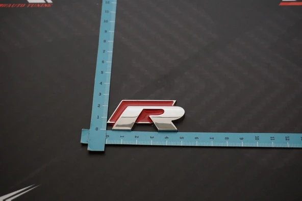 Volkswagen R Bagaj 3M 3D Krom Metal Logo - 2
