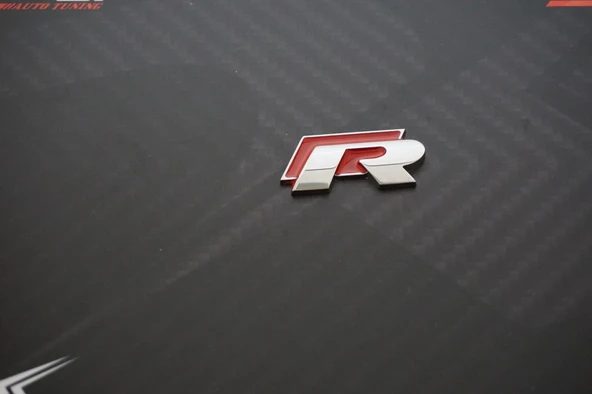 Volkswagen R Bagaj 3M 3D Krom Metal Logo - 4