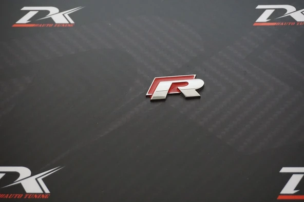 Volkswagen R Bagaj 3M 3D Krom Metal Logo - 3