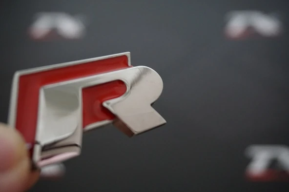 Volkswagen R Bagaj 3M 3D Krom Metal Logo