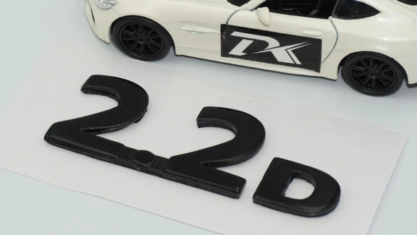 DK Tuning 2.2D Siyah ABS Bagaj Yazı Logo Arma Jaguar İle Uyumlu - 4