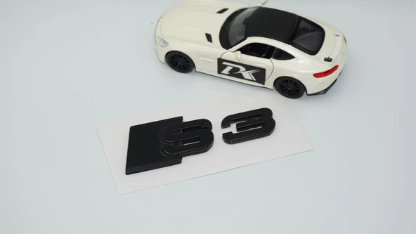 DK Tuning S3 Siyah 3M Bagaj Logo Audi İle Uyumlu - 3