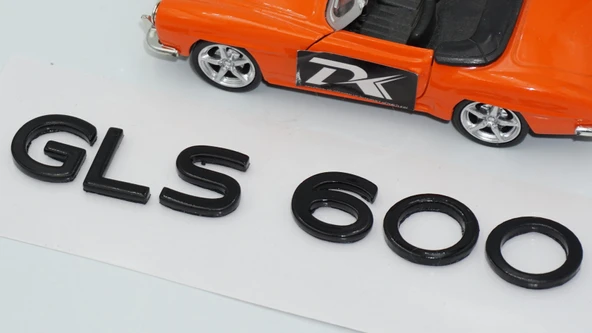 DK Tuning GLS600 Maybach Bagaj Siyah ABS Yazı Logo Arma - Resim 5