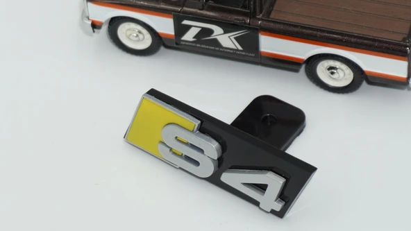DK Tuning S4 Siyah Gri Ön Panjur Logo Arma Audi İle Uyumlu - Resim 5