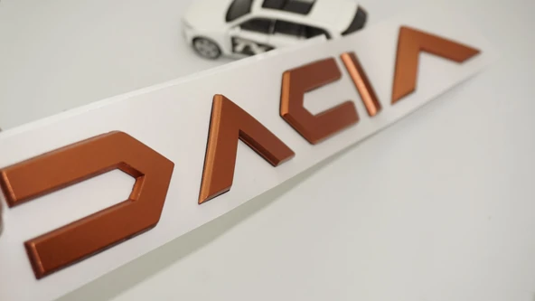 DK Tuning Dacia Yeni Nesil Bagaj 3M Bronz ABS Yazı Logo Arma ürün görseli