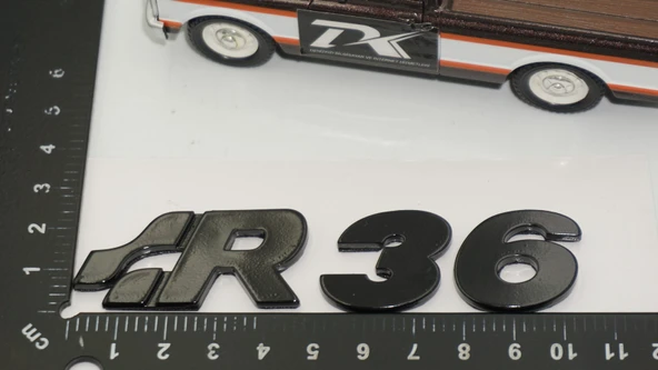 DK Tuning Volkswagen Passat R36 Siyah Bagaj Yazı Arma - Resim 2