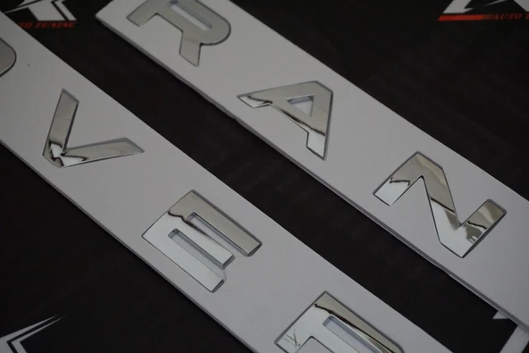 Dk Tuning Range Rover Gümüş Renk Kaput Ve Bagaj Yazı - 6