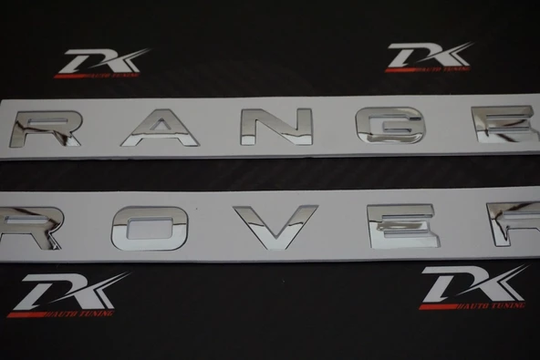 Dk Tuning Range Rover Gümüş Renk Kaput Ve Bagaj Yazı - 4
