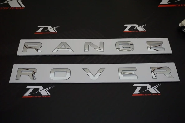 Dk Tuning Range Rover Gümüş Renk Kaput Ve Bagaj Yazı - 2