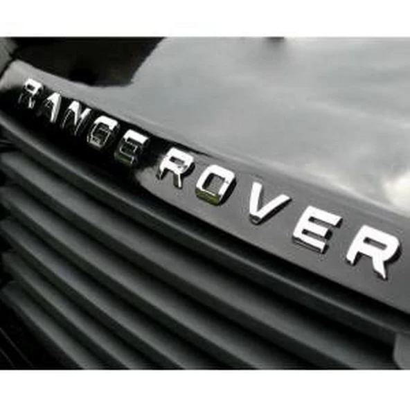 Dk Tuning Range Rover Gümüş Renk Kaput Ve Bagaj Yazı - 3