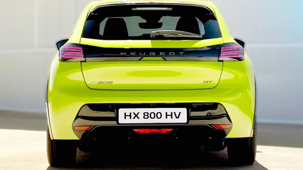 DK Tuning Peugeot Yeni 208 Bagaj 3M 3D Koyu Gri ABS Yazı Logo - 3