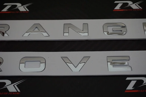 Dk Tuning Range Rover Gümüş Renk Kaput Ve Bagaj Yazı - 5